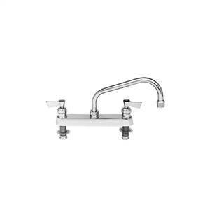 Fisher 23981 - STAINLESS STEEL 8-inch DECK FAUCET WITH 12-inch SWING SPOUT 5GPM