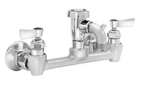 Fisher - 2445 - 8-inch Adjustable Wall Mounted Faucet SS SHORT SPT
