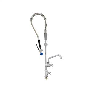 Fisher 24619 - STAINLESS STEEL 3/4-inch SPRING PRERINSE WITH SINGLE DECK CONTROLVALVE, 16-inch RISER, 30-inch HOSE, WALL BRACKET, ULTRA SPRAY VALVE,ADDON FAUCET WITH 10-inch SWING SPOUT INLINE VACUUM BREAKER