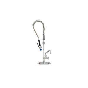 Fisher 25038 - 3/4-inch SPRING PRERINSE WITH 8-inch ADJ WALL CONTROL VALVE, 16-inch RISER, 36-inch HOSE, WALL BRACKET, ULTRA SPRAY VALVE & ADDON FAUCET WITH 10-inch SWING SPOUT