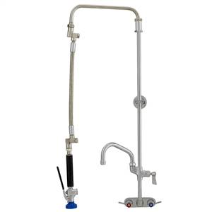 Fisher 26727 - ULTRA PRERINSE WITH 4-inch BACKSPLASH CONTROL VALVE, 25-inch RISER, 12-inchHOSE, WALL BRACKET, ULTRA SPRAY VALVE & ADDON FAUCET WITH 6-inch SWING SPOUT