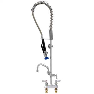 Fisher 30066 - SPRING PRERINSE WITH 4-inch DECK CONTROL VALVE, 16-inch RISER, 30-inch HOSE,WALL BRACKET, ULTRA SPRAY VALVE, ADDON FAUCET WITH 6-inch SWING SPOUT & INLINE VACUUM BREAKER