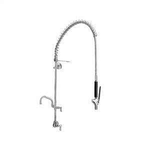 Fisher 30538 - SPRING GLASS FILLER WITH SINGLE WALL CONTROL VALVE, 16-inch RISER, 30-inch HOSE, WALL BRACKET, GLASS FILLER VALVE, ADDON FAUCET WITH 10-inch SWING SPOUT & INLINE VACUUM BREAKER