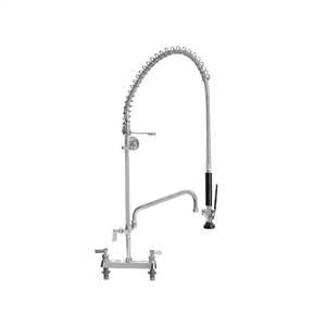 Fisher - 34231 - Spring Style Pre-Rinse Faucet - 8-inch Deck Mounted, Wall Bracket, 8-inch Add-On Faucet Spout
