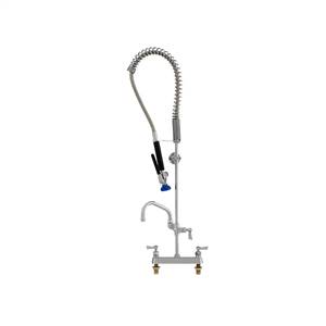 Fisher 36005 - STAINLESS STEEL SPRING PRERINSE WITH 8-inch DECK CONTROL VALVE, 16-inch RISER, 30-inch HOSE, WALL BRACKET, ULTRA SPRAY VALVE, ADDON FAUCETWITH 10-inch SWING SPOUT & INLINE VACUUM BREAKER