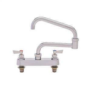 Fisher - 45047 - 8-inch Deck Moutned Faucet - 3/4-inch Inlets - 20-inch Double Swing Spout