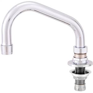 Fisher - 45691 - 8-inch Adjustable Wall Mounted Faucet L - 8-inch Swivel Spout, Wristblade Handles