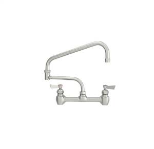 Fisher - 47414 - 8-inch Backsplash Mounted Faucet EZ - 15-inch Double Swing Spout