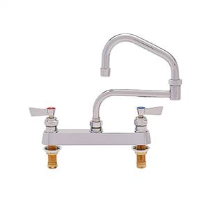 Fisher - 47732 - 8-inch Deck Mounted Faucet - 13-inch Double Swing Spout