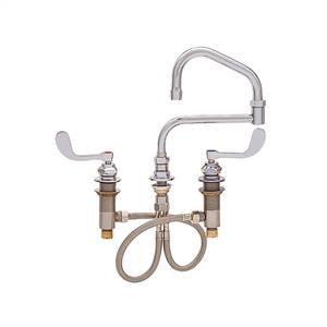 Fisher - 48186 - Widespread Faucet - 13-inch Double Swing Spout, Wristblade Handles