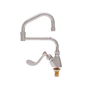 Fisher - 48321 - Single Deck Mount Faucet - 15-inch Double Swing Spout, Wristblade Handles