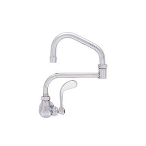 Fisher - 48534 - Single Hole Wall Mounted Faucet - 13-inch Double Swing Spout, Wristblade Handles