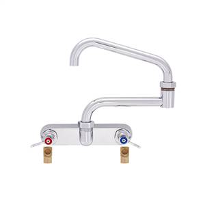Fisher - 51187 - Ultra-Flex Pre-Rinse Faucet - 8-inch Backsplash Mounted, Wall Bracket, 14-inch Add-On Faucet Spout