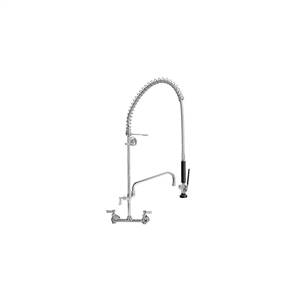 Fisher - 53503 - 8” Wall Mounted Faucet with Eccentrics, 16-inch Swing Spout and Lever Handles 