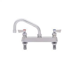 Fisher - 57657 - 8” Wall Body with Deck Mount Adapters, 10-inch Swing Spout and Lever Handles 