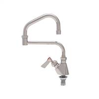 Fisher - 58114 - Single Deck Mounted Faucet, 21-inch Double Jointed Swing Spout and Lever Handles 