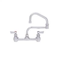 Fisher - 60623 - 8” Wall Mounted Faucet with Concentrics, 21-inch Double Jointed Swing Spout and Lever Handles 