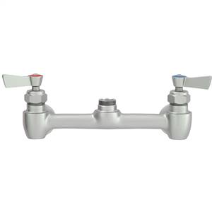 Fisher - 61506 - 8” Wall Mounted Faucet with Concentrics & EZ Install Adapters, Swivel and Lever Handles 