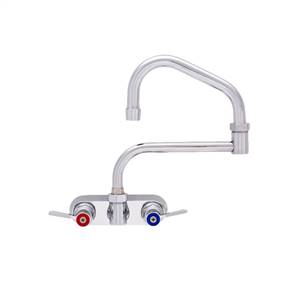Fisher - 62278 - 4” Wall Body with Eccentrics, 15-inch Double Jointed Swing Spout and Lever Handles 
