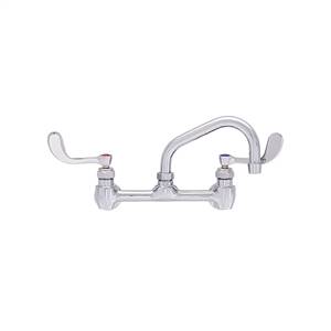 Fisher - 91383 - 8-inch Adjustable Wall Mounted Faucet - 6-inch Swivel Spout, Wristblade Handles