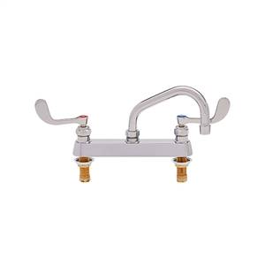 Fisher - 91472 - 8-inch Deck Mounted Faucet - 10-inch Swivel Spout, Wristblade Handles