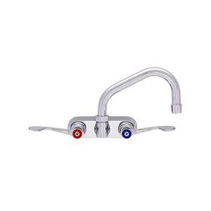 Fisher - 91588 - 4-inch Backsplash Mounted Faucet - 6-inch Swivel Spout, Wristblade Handles
