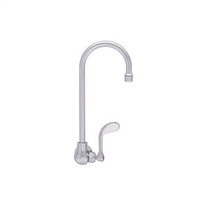 Fisher - 99783 - Single Hole Wall Mounted Faucet - 6-inch Swivel Gooseneck Spout, Wristblade Handles