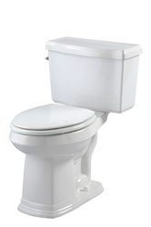 Gerber 20-003 - Allerton™ Suite 1.6 gpf (6 Lpf) Round Front Two Piece Toilet, 14-inch Rough-In