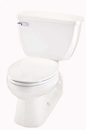 Gerber 21-310 Ultra Flush Elongated Two Piece Pressure-Assist Back Outlet Toilet