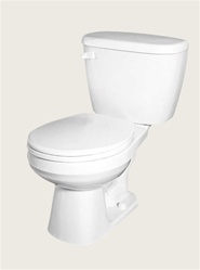 Gerber 21-400 Maxwell Round Front Two-Piece Toilet - 10-inch Rough-In