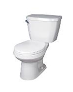 Gerber 21-502 - Viper™ 1.6 gpf (6 Lpf) Round Front Two Piece Toilet, 12-inch Rough-In