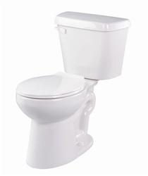 Gerber 21-600 Lynx Round Front Two Piece Gravity Fed Toilet - 10-inch Rough-In