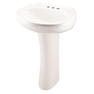 Gerber - MAXWELL 12-504 LAVATORY FAUCET W/29-842 PED WHT
