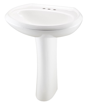 Gerber - MAXWELL 12-514 LAVATORY FAUCET W/29-842 PED WHT