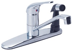 Gerber 40-121 Maxwell® Single Handle Kitchen Faucet with Side Spray, Chrome