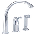 Gerber 40-163 Allerton 1H Hi-Arc Kitchen Faucet w/ Spray 2.2gpm Chrome