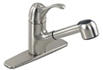 Gerber 40-485-SS Allerton Single Handle Pull-Out Kitchen Faucet, Stainless Steel