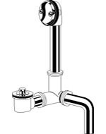 Gerber 41-857-88 Classics Lift & Turn Side Outlet 20 Gauge Drain for Standard Tub with "Clean Out Here" Faceplate Chrome