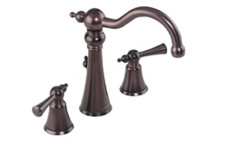 Gerber 43-172-RB - Brianne Two Handle 3 Hole Installation Widespread Lavatory Faucet for 8 to 12 inch Centers, Oil Rubbed Bronze