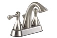 Gerber 43-222-BN - Abigail Two Handle 3 Hole Installation 4-inch Center Lavatory Faucet, Brushed Nickel
