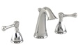 Gerber 43-350 350 Series Abigail™ Two Handle Mini-Widespread Lavatory Faucet, Chrome Finish,  4-8 in. Centers with Brass Pop-Up Drain