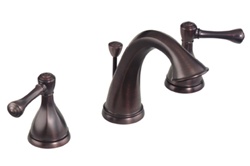 Gerber 43-372-RB - Abigail Two Handle 3 Hole Installation Widespread Lavatory Faucet for 8 to 12 inch Centers, Oil Rubbed Bronze