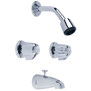 Gerber 46-520-83 Classics 6 Inch Centers Two Handle Tub & Shower Fitting 1.75gpm Chrome
