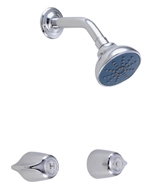 Gerber 48-221-83 Gerber Classics Two Handle Sliding Sleeve Threaded Escutcheon Shower Only Fitting with Sweat Connections 2.0gpm Chrome