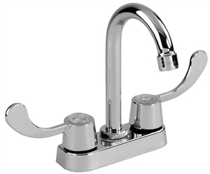 Gerber 49-251-66 Classics 2H Bar Faucet w/ Wristblade Handles 1.75gpm Chrome