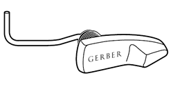 Gerber - TANK LEVER FOR FM III-MAURICE 1PC(21-012) BLACK