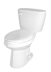 Gerber BX-21-418 - Complete Toilet Package with Elongated Bowl & Slim Line Tank - 12-inch Rough-In