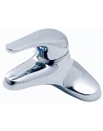 Gerber C0-44-532 Commercial 1 Handle Bathroom Faucet & Grid Strainer
