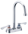 Gerber C4-44-354 Commercial 2 Handle Bathroom Faucet Gooseneck