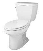 Gerber HE-21-812 - Avalanche™ HET 1.28 gpf (4.8 Lpf) Elongated 2 Piece Toilet, 12-inch Rough-In